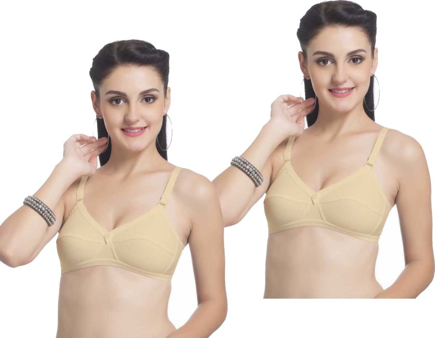 Arousy by Seamed Transparent Back Sexy Girl's Bra Wirefree Bra