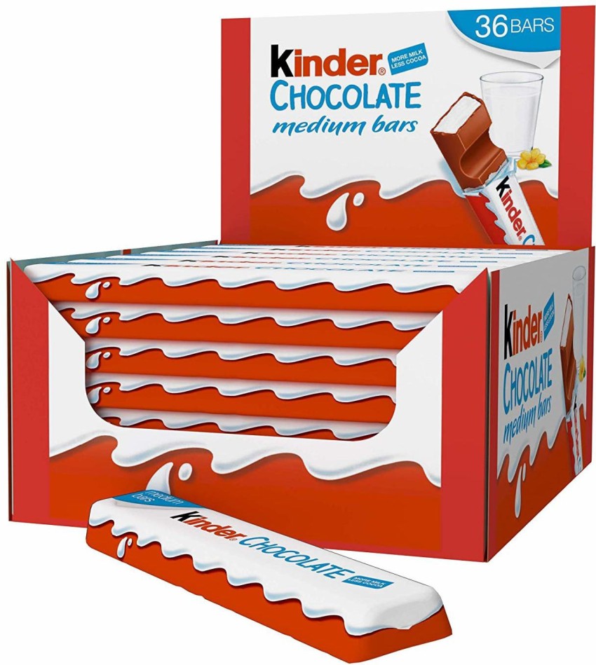 Kinder Maxi Chocolate 36 Stick Box Bars Price in India - Buy Kinder Maxi  Chocolate 36 Stick Box Bars online at