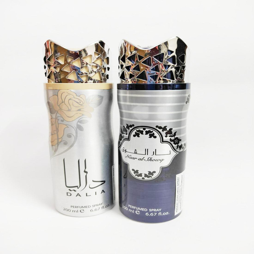 ASDAAF DALIA AND NAAR AL SHOWQ Perfume Body Spray For Men