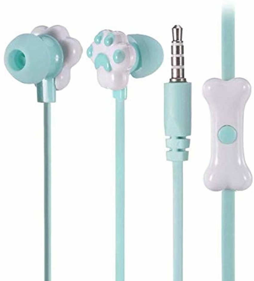 Questionno Cartoon Cat Stereo in Ear Earphones Earbuds Headset