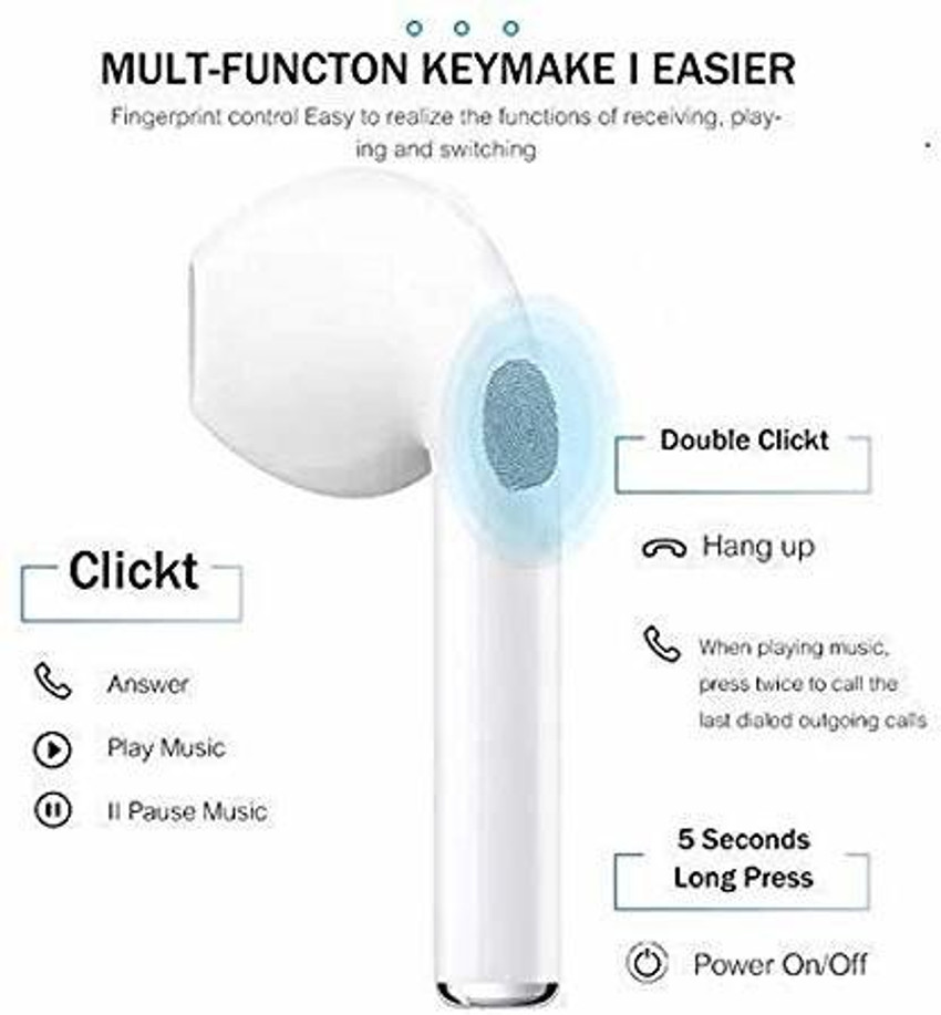Press play true wireless sales earbuds with portable charging case