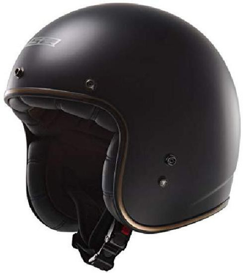 LS2 Kurt Solid Bobber Motorcycle Helmet Matte Black X Small