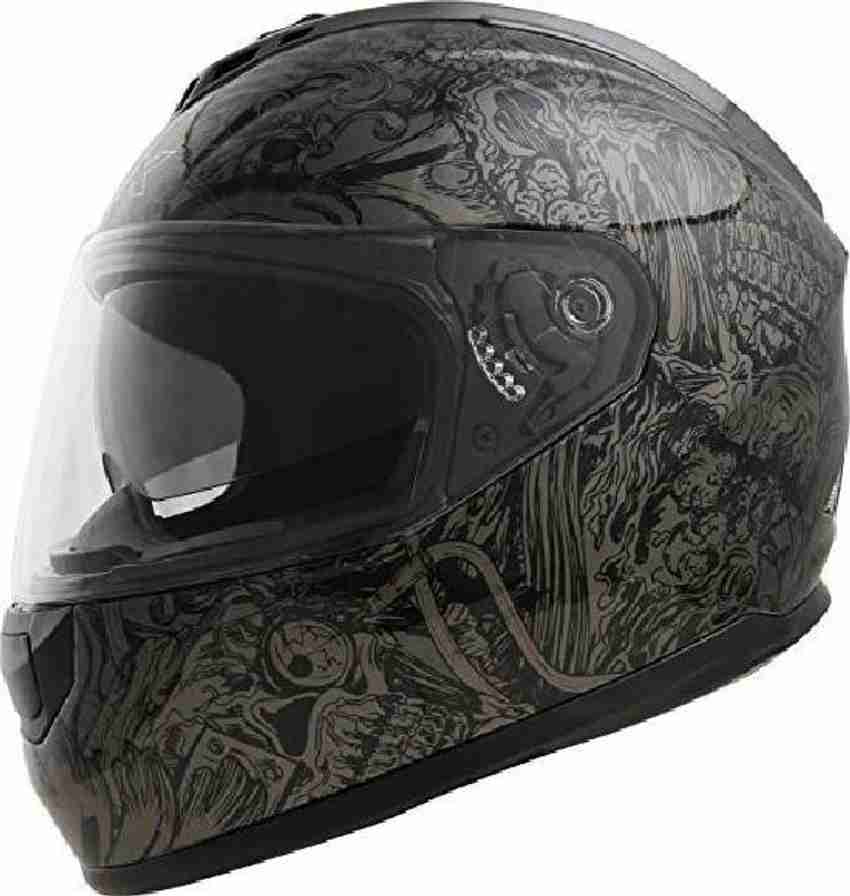 Glx full face top motorcycle street bike helmet