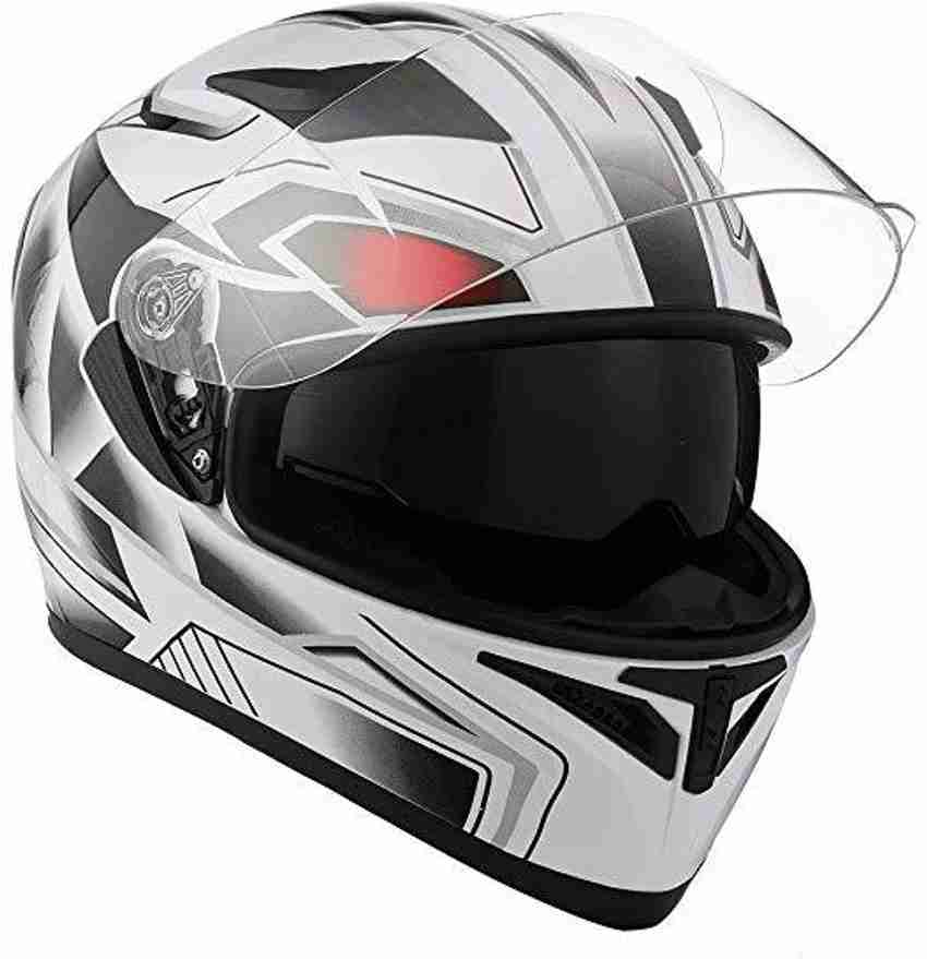 1storm motorcycle street bike modular flip up best sale dual visor full face helmet matt black