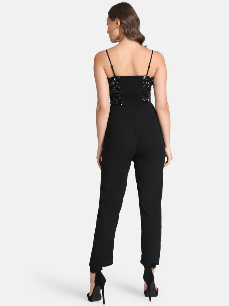 Kazo black jumpsuit outlet