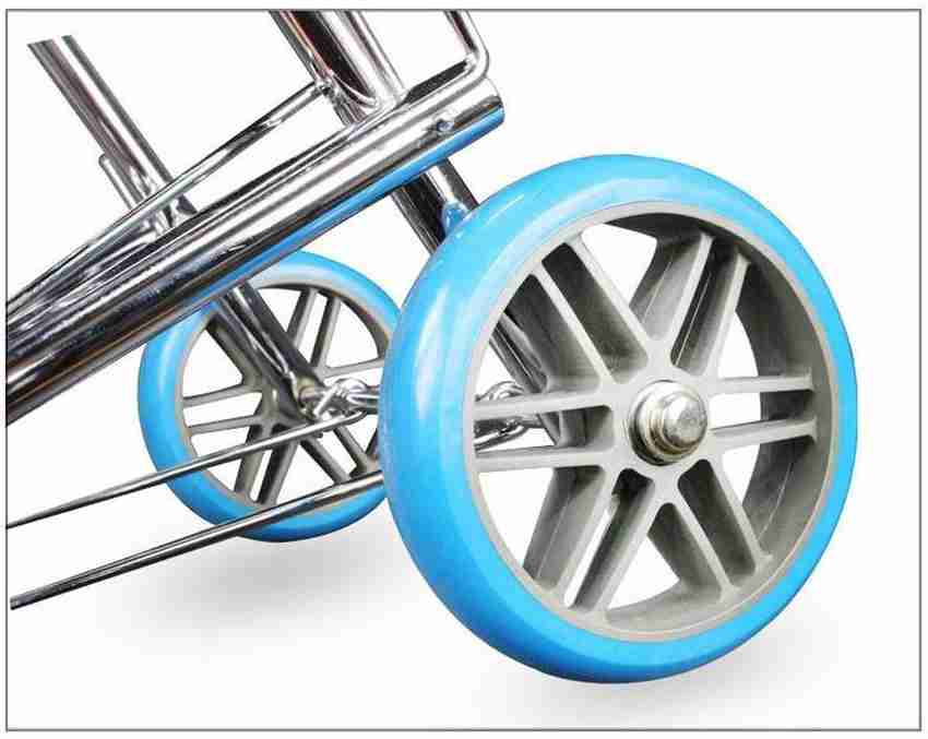 Dreamshop 4 Wheel Portable Folding Small Cart Luggage Cart Trolley