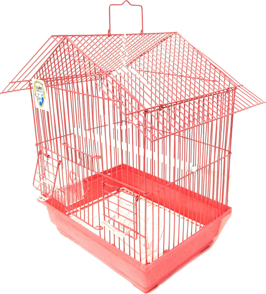 Scoobee Pet Products Birdcage A 101 Red Bird Cage Price in India