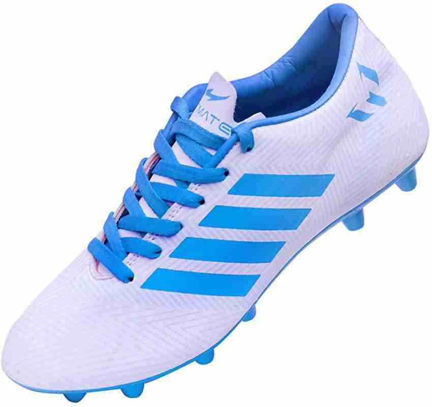 Messi shoes store blue and white