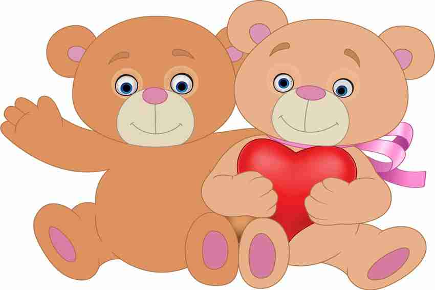 Teddy bear stickers top