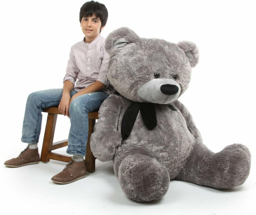 TEDDY HEART Soft Toy Teddy Bear for Girls Panda Teddy Bears Big Size Grey Size 3 Feet 92 cm Soft Toy Teddy Bear for Girls Panda Teddy Bears Big Size