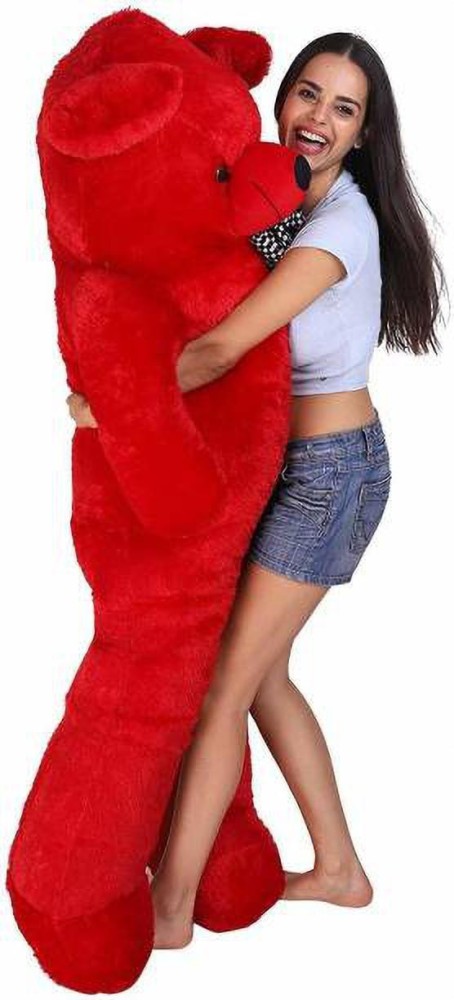 5 feet red teddy bear