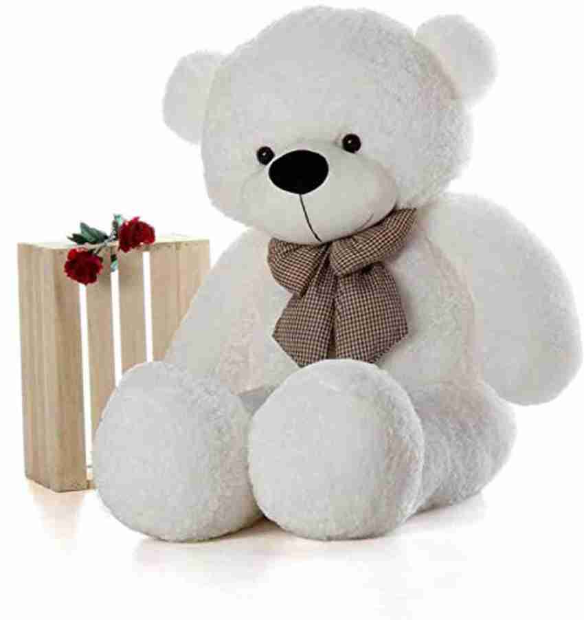 White teddy bear big deals