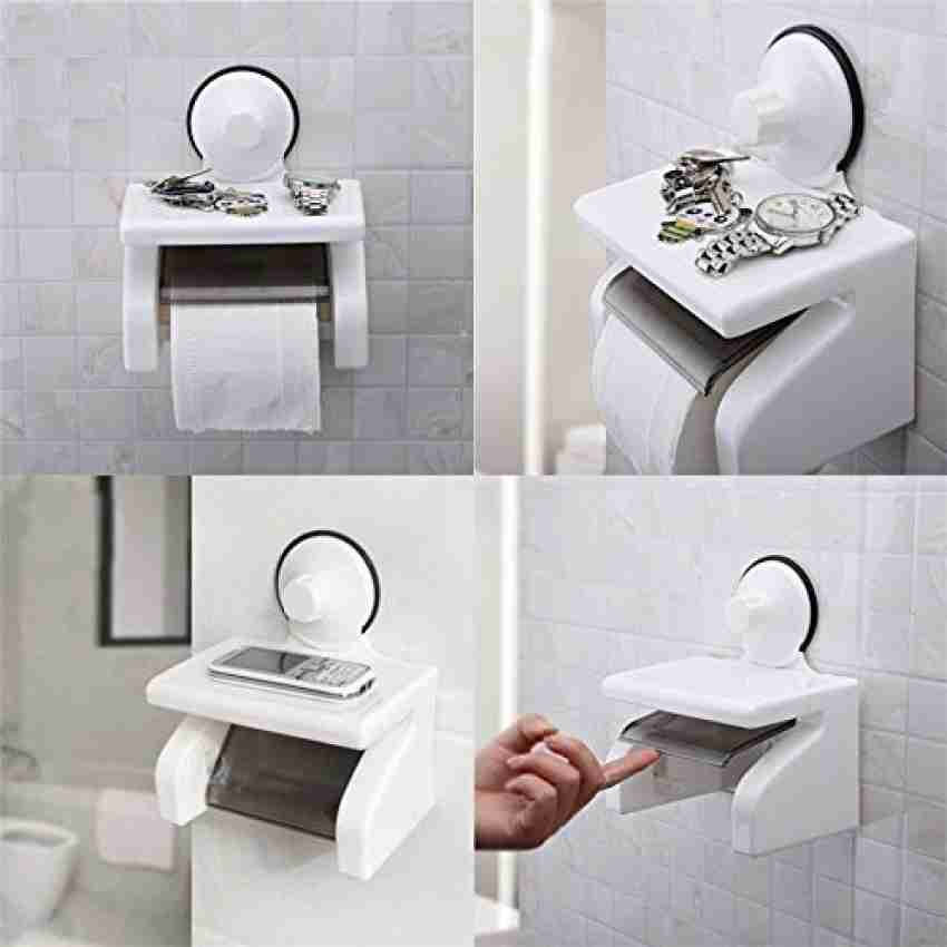 Wall mounted Bathroom Roll Paper Holder Waterproof Plastic Toilet Tissue  Boxes