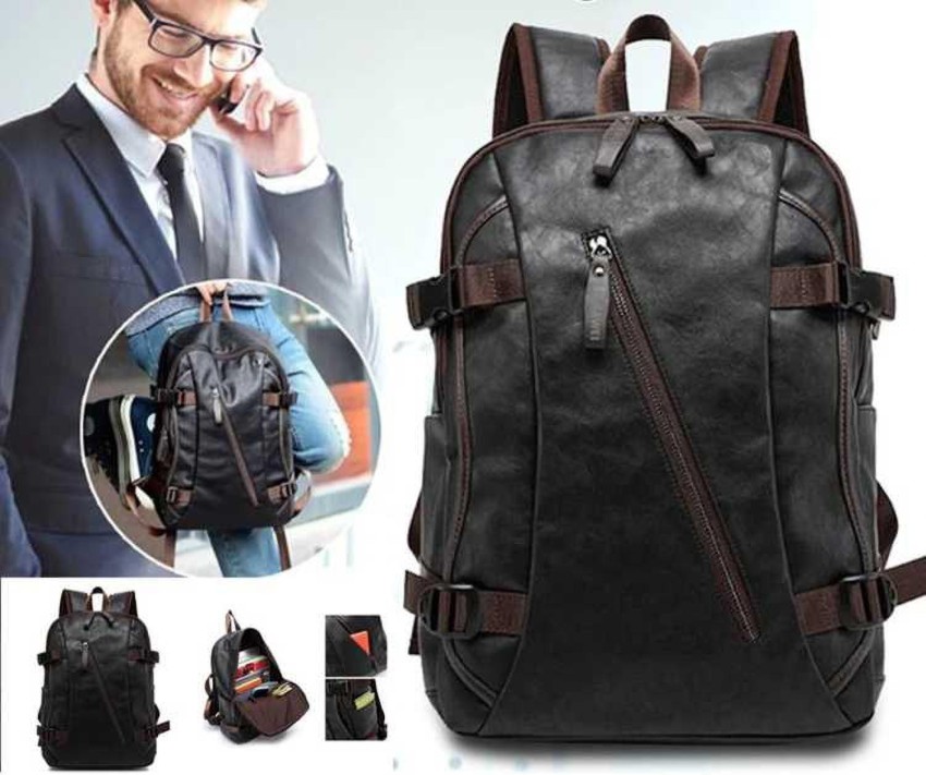 Backpack LEATHERETTE SN LOUIS VG-25, Bag Capacity: 25 Ltr