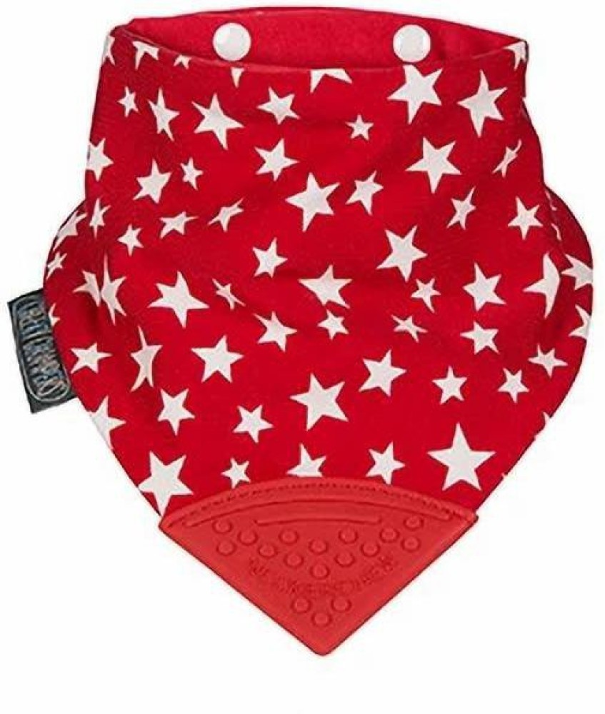 Cheeky Chompers Neckerchew - Red Stars - Buy Baby Care Products in India