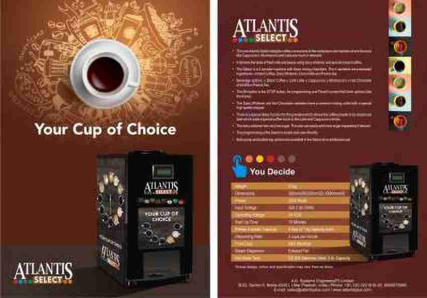 Atlantis coffee outlet vending machine