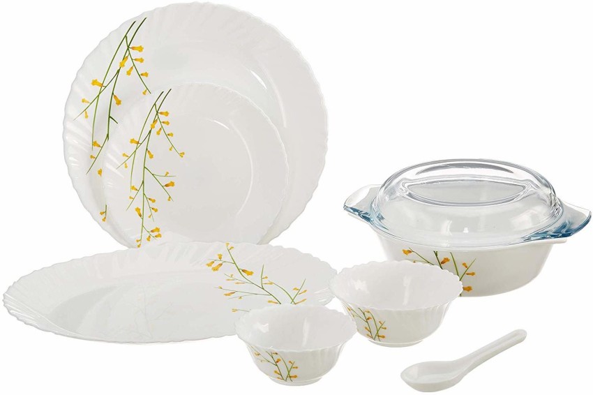 DIVA FROM LAOPALA Pack of 35 Opalware Dinner Set Price in India