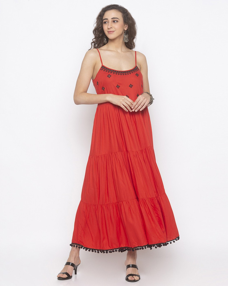 Cotton maxi dress sales flipkart