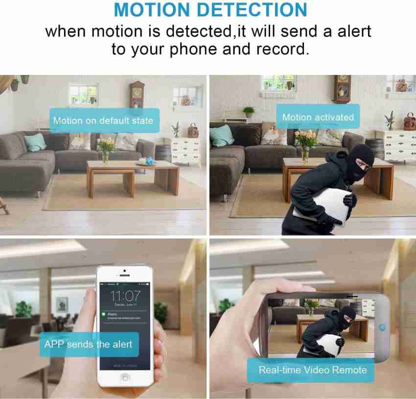 Spy Camera with Audio and Video Recorder with Mobile App, Motion Detection  & Night Vision at Rs 800, Spy Camera in Gurgaon