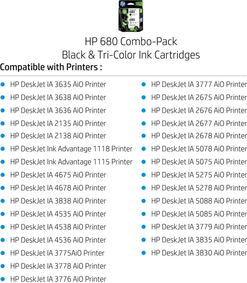 HP 300 Pack de 2 cartouches d'encre noire et trois couleurs authentiques  (CN637EE) pour DeskJet F4580 et Photosmart C4680/C4795 - Cdiscount  Informatique