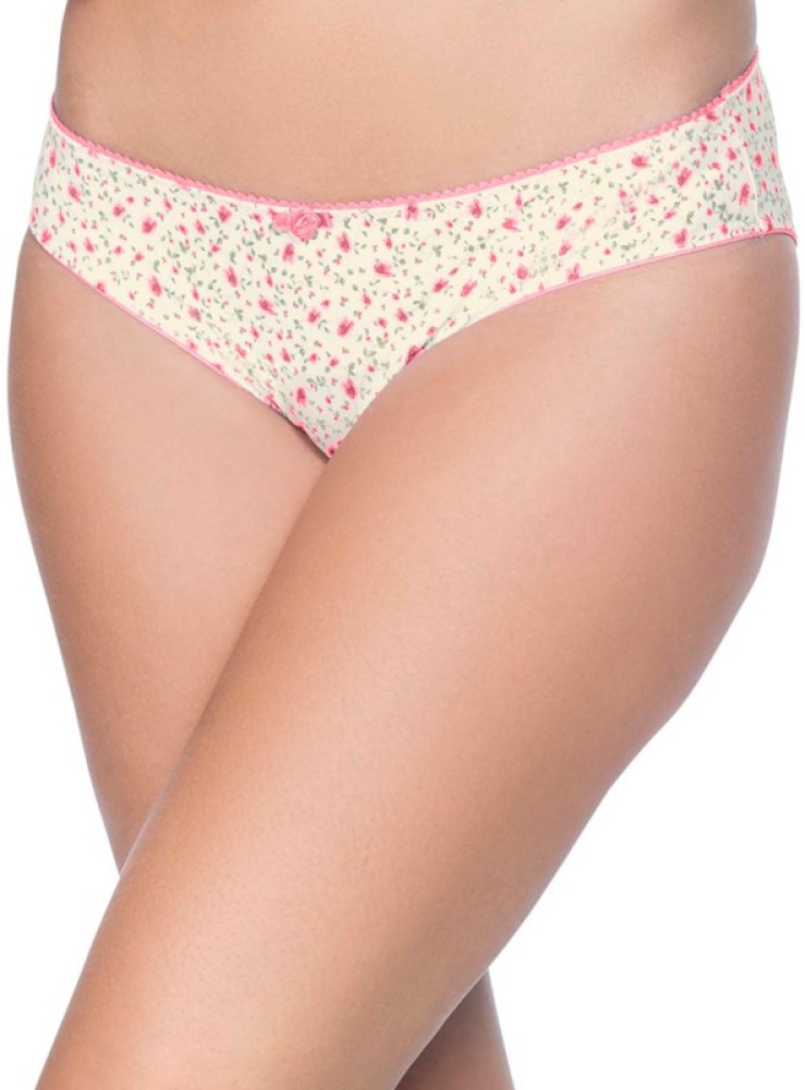 Soma Women's No Show Cotton Blend With Lace Hipster Underwear In