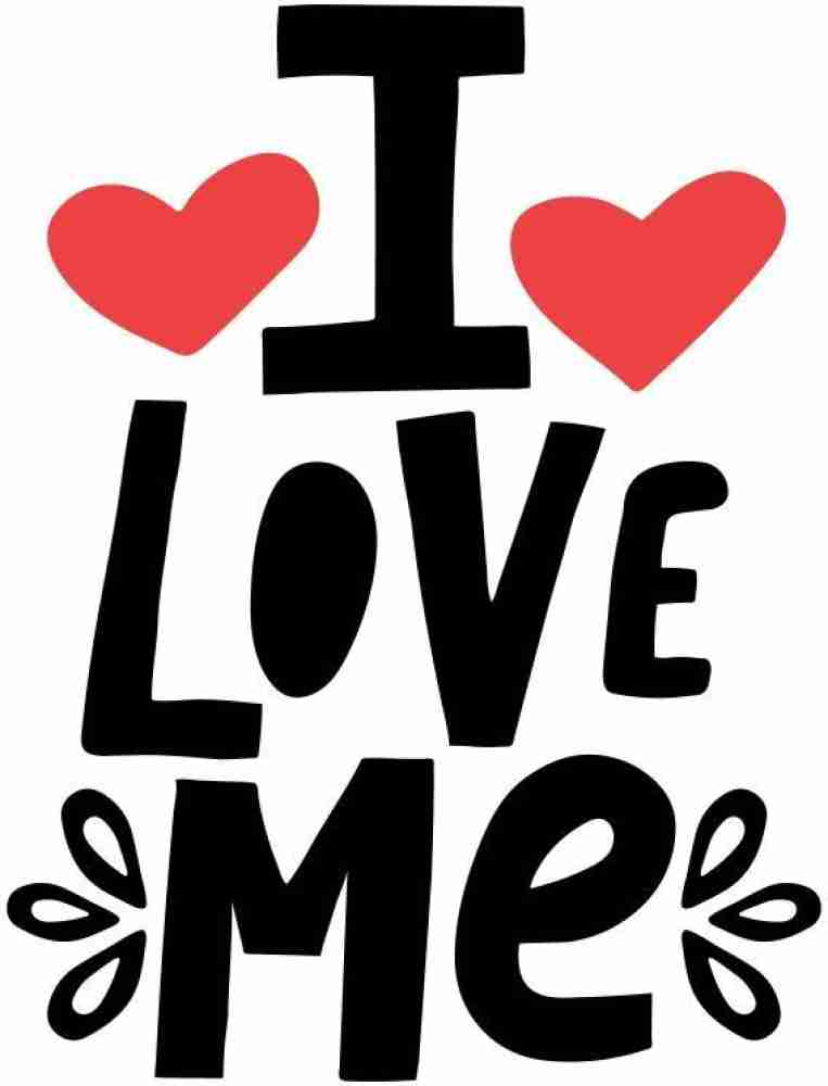 KD i love gym Sticker Postermotivational quotes Paper Print