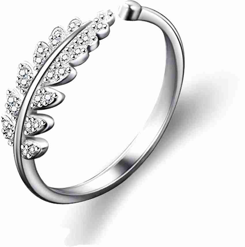 Silver ring with platinum coating best sale