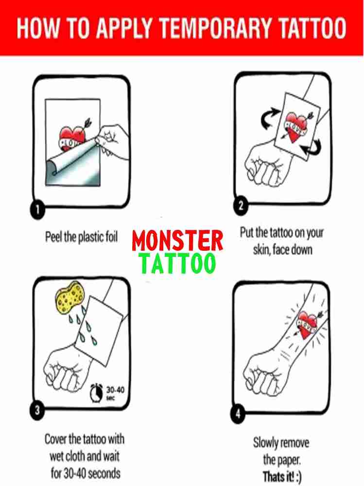 Monster King Queen With MAA Faith Men Women Waterproof Hand Temporary Body  Tattoo - Price in India, Buy Monster King Queen With MAA Faith Men Women  Waterproof Hand Temporary Body Tattoo Online