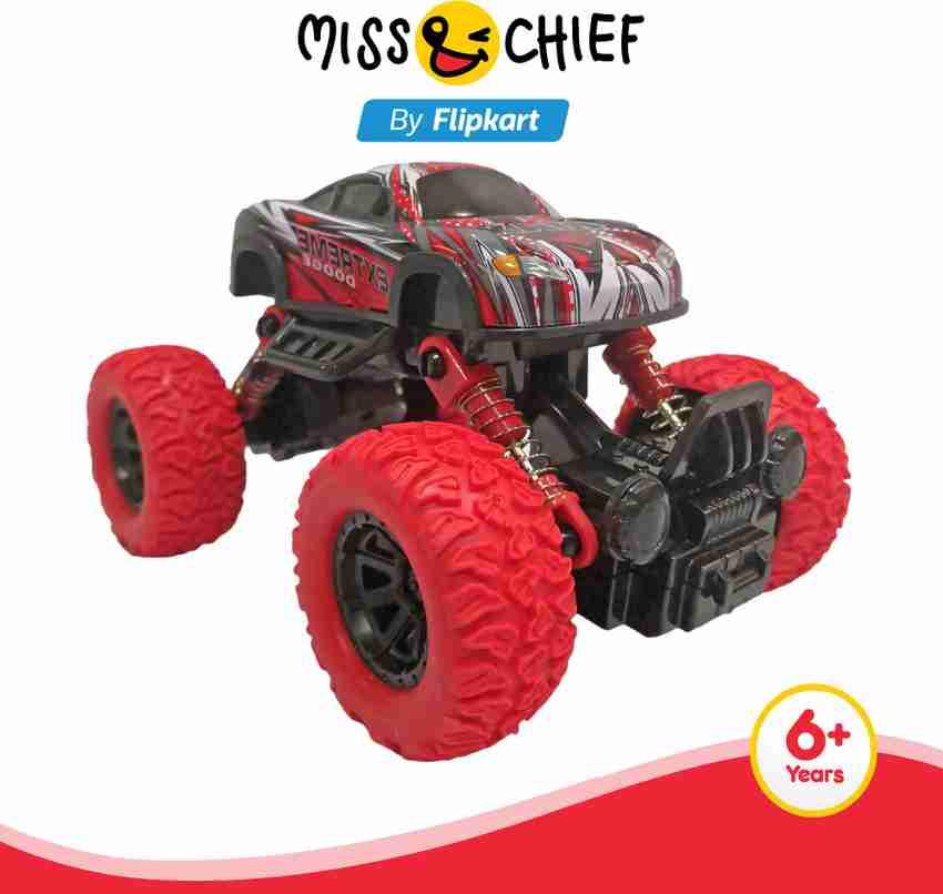 Miss Chief Pull Back Rock Crawler Monster Truck with Rubber