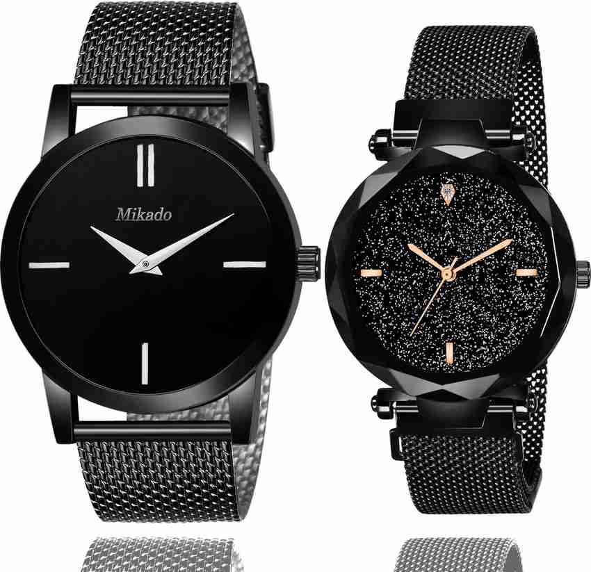 Couple wrist on sale watch set flipkart