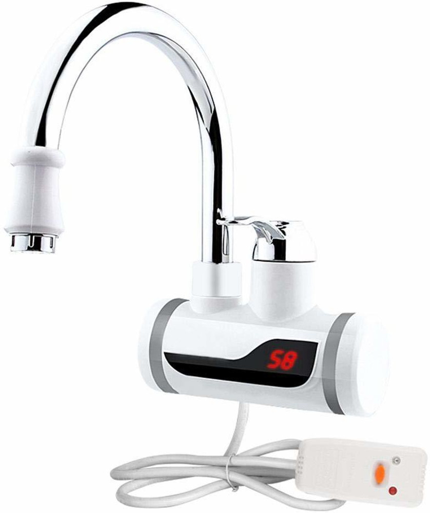 EvaaHub Tankless Instant Water Geyser (water faucet Instant Heater tap for  kitchen bathroom Sink, made of ABS plastic + refined copper (white), White)  Price in India - Buy EvaaHub Tankless Instant Water
