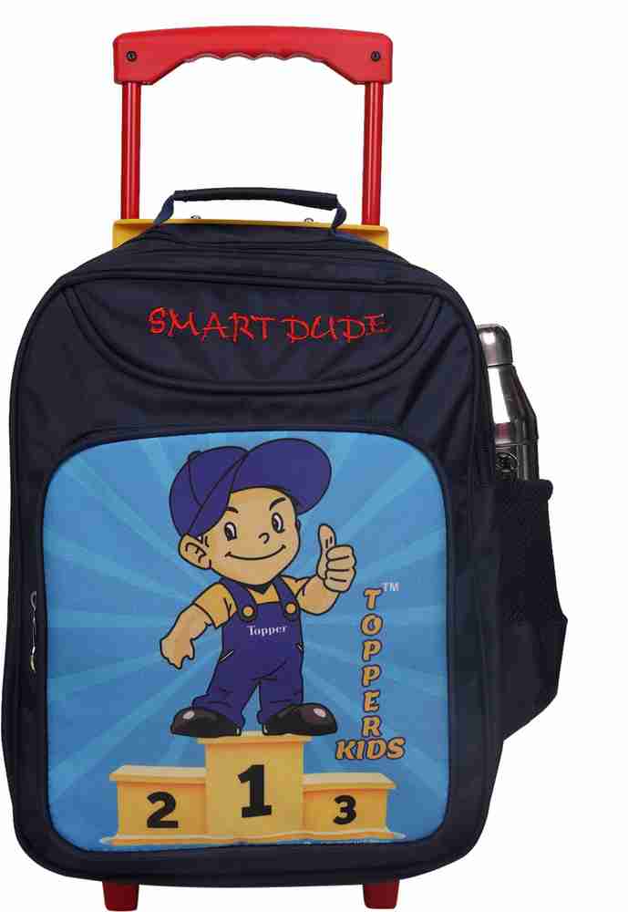 Flipkart Topper Stroller Backpack for School Kids Waterproof Trolley School Bag For Primary Class 1st to 4th Std Age upto 9 years Waterproof Trolley Trolley