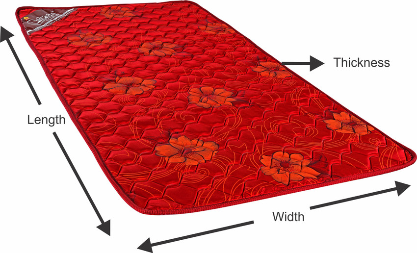 COIR ON Slim Foldable Soft Orthopedic PU Foam Mattress for Multi