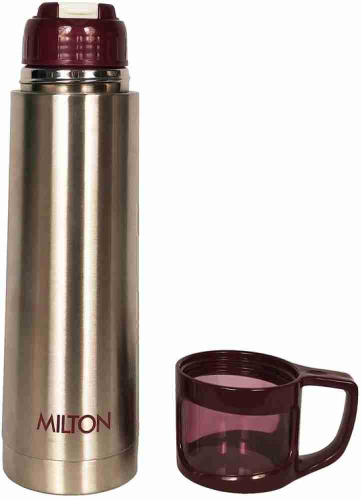 Milton Thermosteel Glassy Flask 1000, Double Walled Vacuum