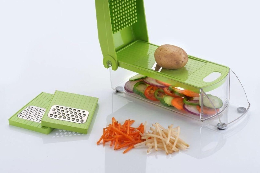 MKzone Multi Purpose 12 in 1 Vegetable And Fruit Cutter Greter Slicer Dicer  For Kitchen Use Electric Vegetable & Fruit Chopper
