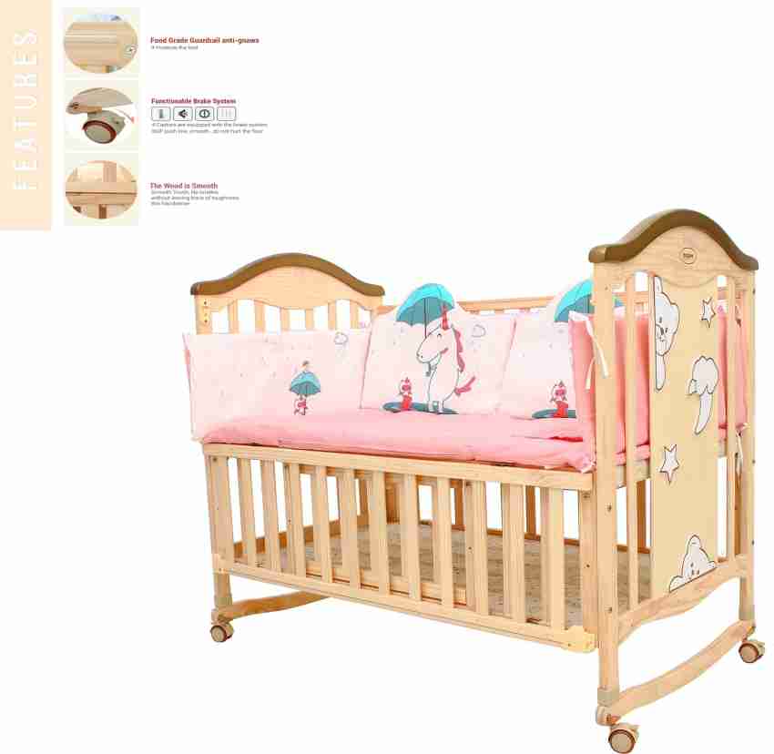 Baby cot and on sale cradle