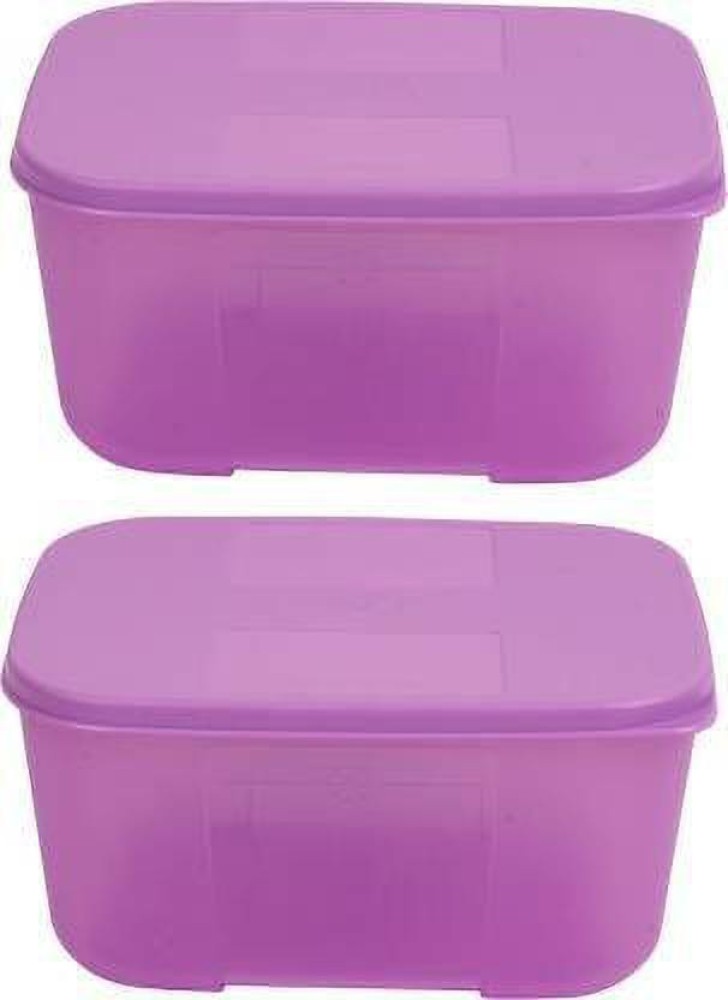 700ml 2pcs glass food containers set with pink package bag