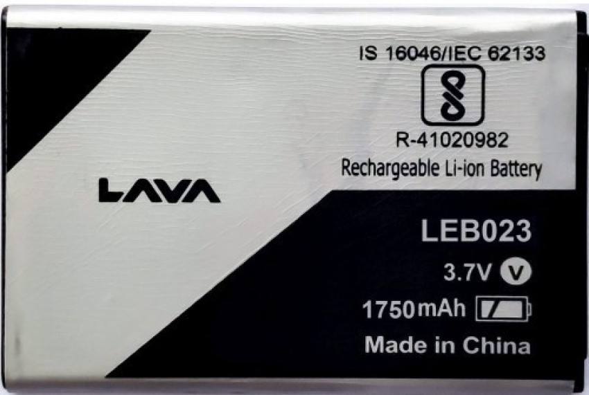 Lava shop mobile battery