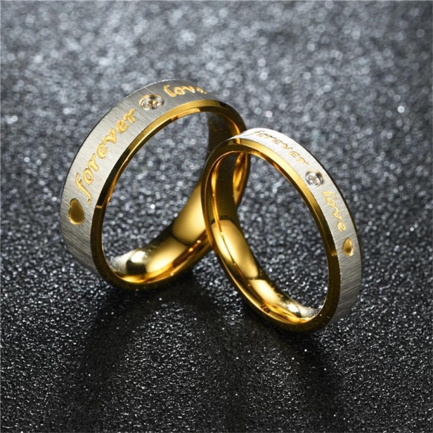 Couple gold 2024 ring set