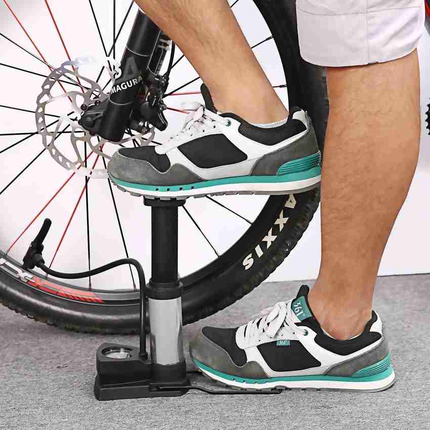Floor bike pump with gauge online