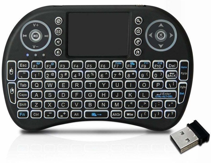 Mini teclado 2025 smart tv