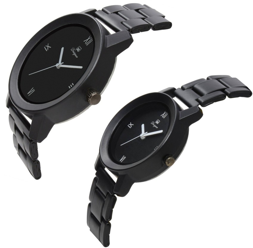 Couple watch black on sale colour