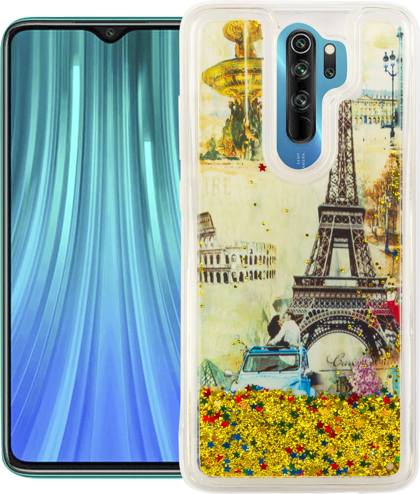 GBAKS Back Cover for REDMI NOTE 8 PRO Fully Glitter and Liquid