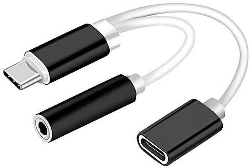 TECHGEAR White 2 In 1 USB C Type C 3.5mm Audio Jack Headphone Adapter Phone Converter Price in India Buy TECHGEAR White 2 In 1 USB C Type C 3.5mm Audio
