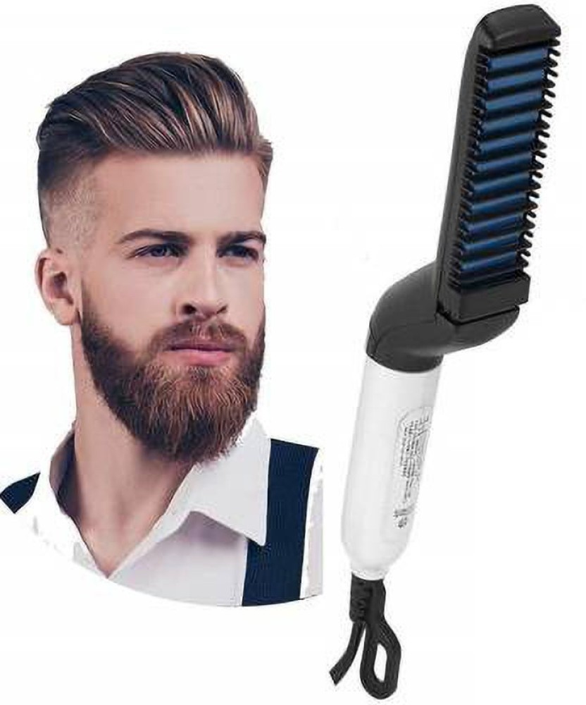 Fulkiza Hair Styler for Men Electric Beard Straightener Hair Styler for Men Professional Hair Comb Curling Iron Side Hair Detangling Professional Hair Straightener Fulkiza Flipkart