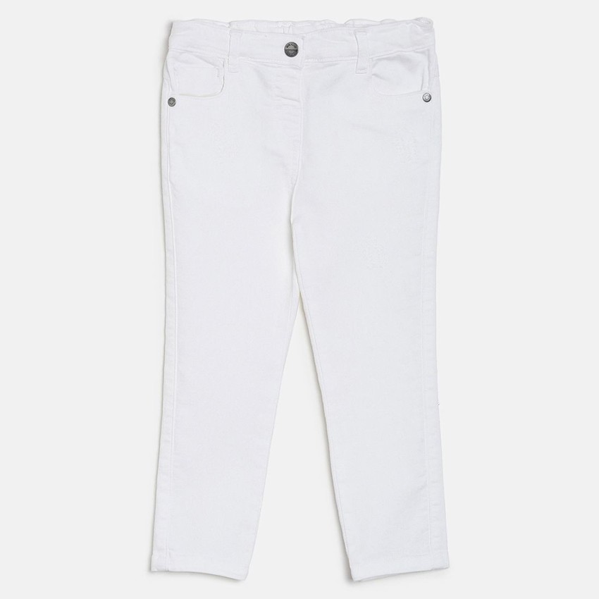 Buy White Trousers  Pants for Girls by KG FRENDZ Online  Ajiocom