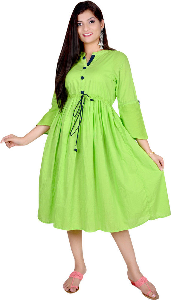 Kurti with top waist dori
