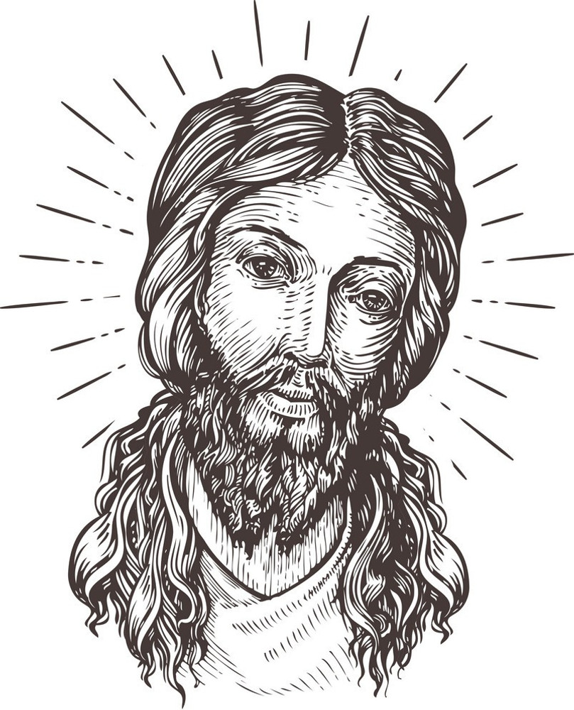 Jesus Christ Sketch new god posters christian religious jesus ...