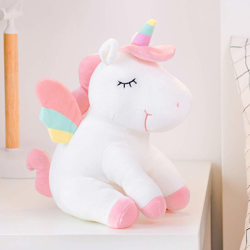 Fluffy unicorn stuffed animal deals