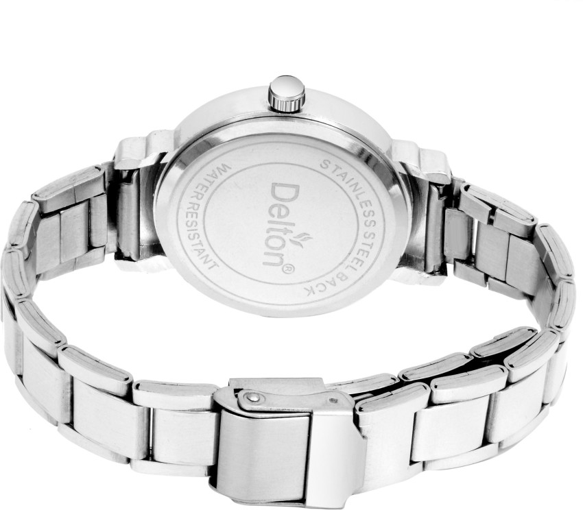 Delton watch stainless online steel back